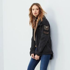 Free People Embellished Military Jacket